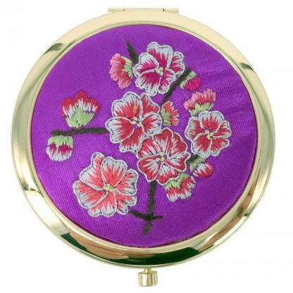 Mirror - Dark Orchid Cherry Blossom