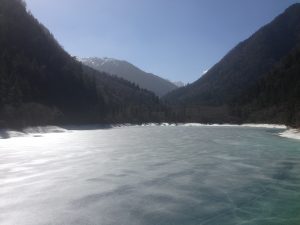 JiuZhaiGou icy lake