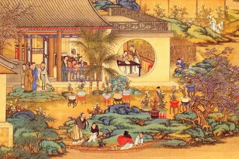 十二月令图轴 12 Months in Paintings - Inkston