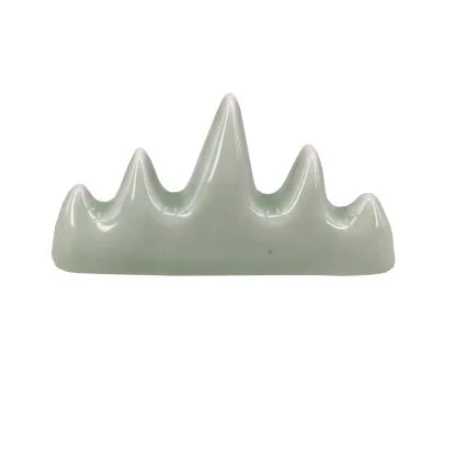 Porte-pinceau En Céramique Marron Foncé - Support Pour Pinceaux Calligraphie Et Peinture