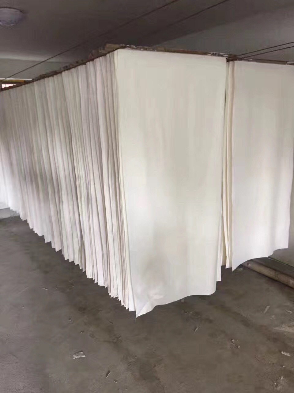 drying sheets of xuan paper