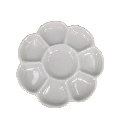 Ceramic Watercolor Palette - Flower Dish