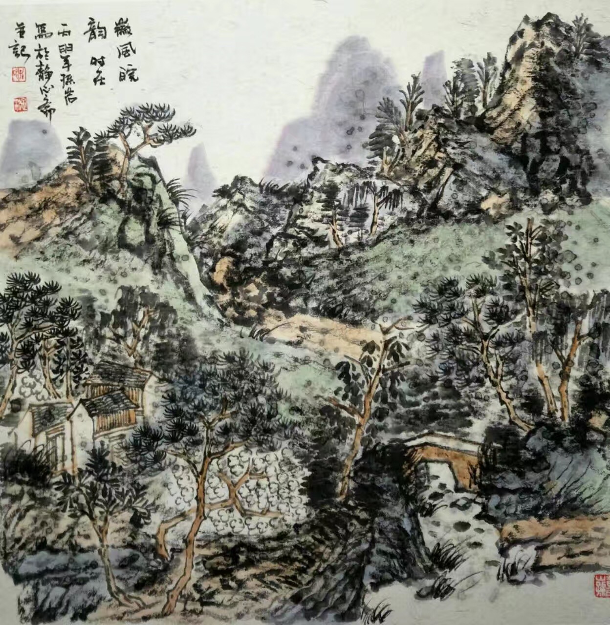 孙岩 SunYan – 山水 ShanShui landscape painting