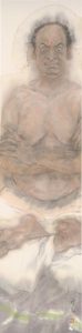 Indian roadside encounter - Holy man 5《路遇印度-婆娑行者之五》200×50cm 纸本水墨 2015年 路遇印度-婆娑行者之五》200×50cm 纸本水墨 2015年
